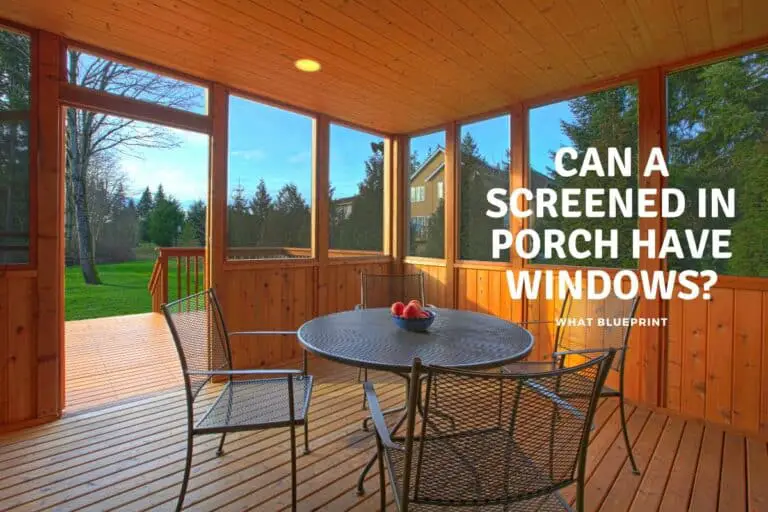 Can a Screened In Porch Have Windows?