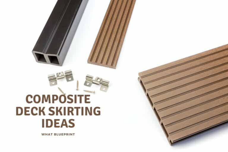 Composite Deck Skirting Ideas