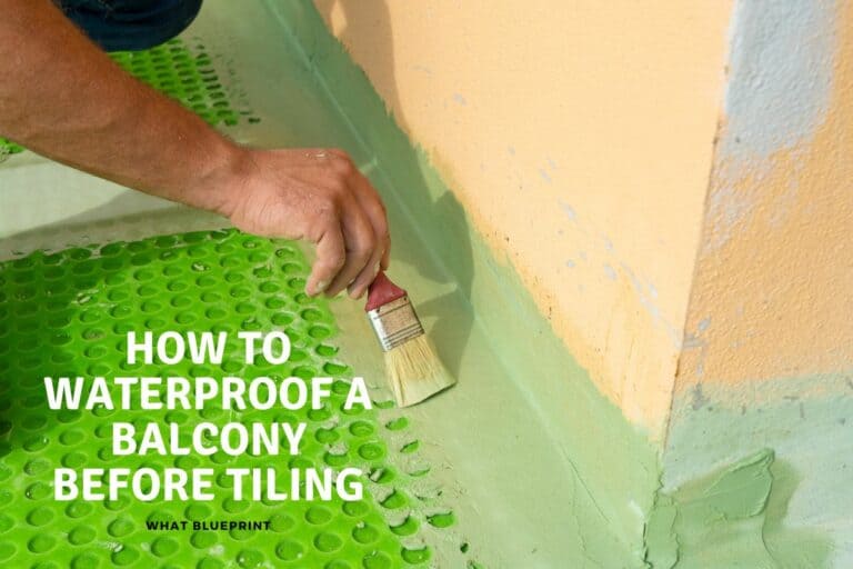 How to Waterproof a Balcony Before Tiling