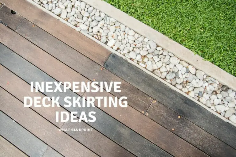 Inexpensive Deck Skirting Ideas
