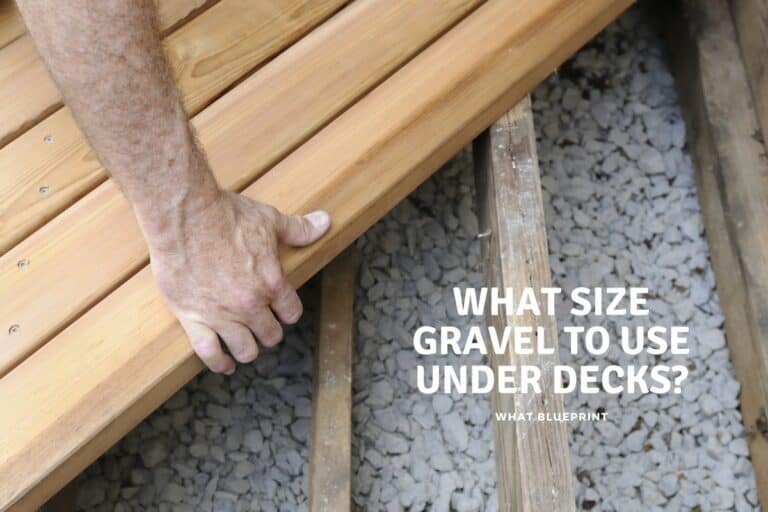 What Size Gravel To Use Under Decks