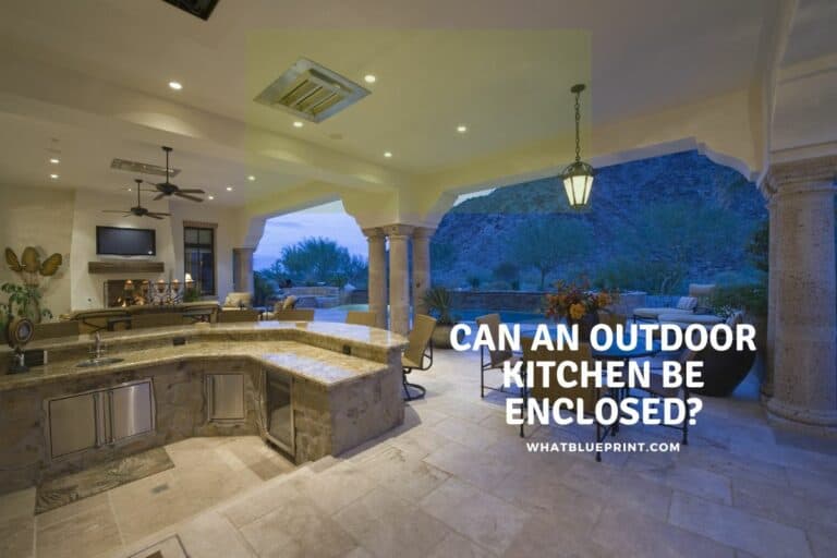 Can An Outdoor Kitchen Be Enclosed?