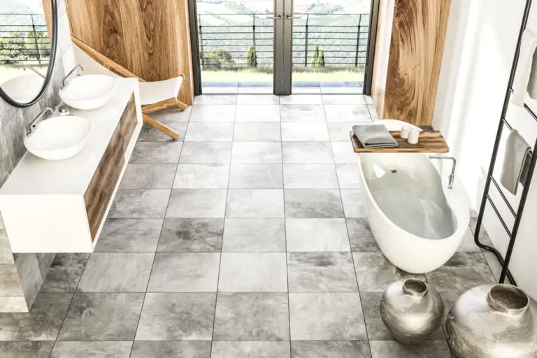 Can You Use Large Tiles On A Bathroom Floor?