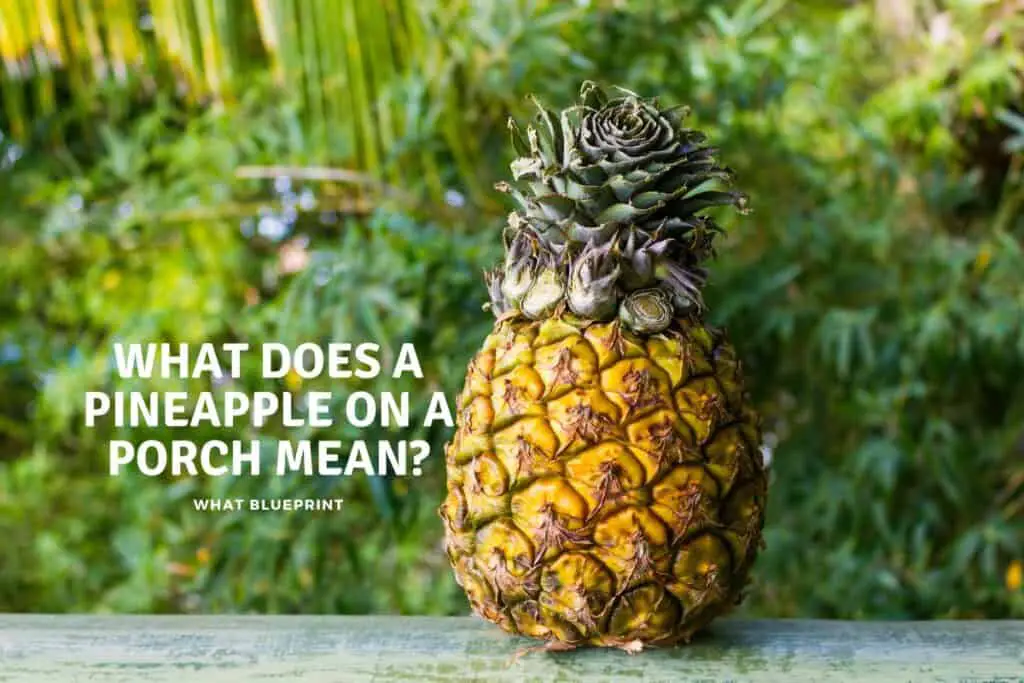 What Does a Pineapple on a Porch Mean? What Blueprint