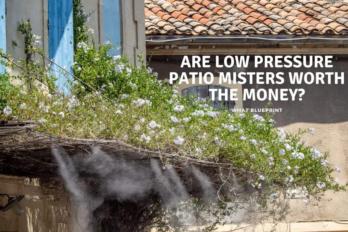 are low pressure patio misters worth it