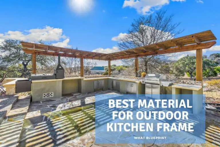 Best Material For Outdoor Kitchen Frame