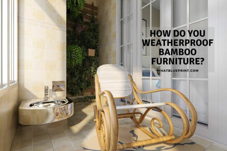 How Do You Weatherproof Bamboo Furniture?