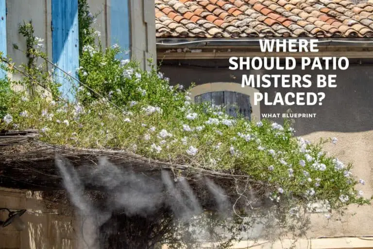 Where Should Patio Misters Be Placed?