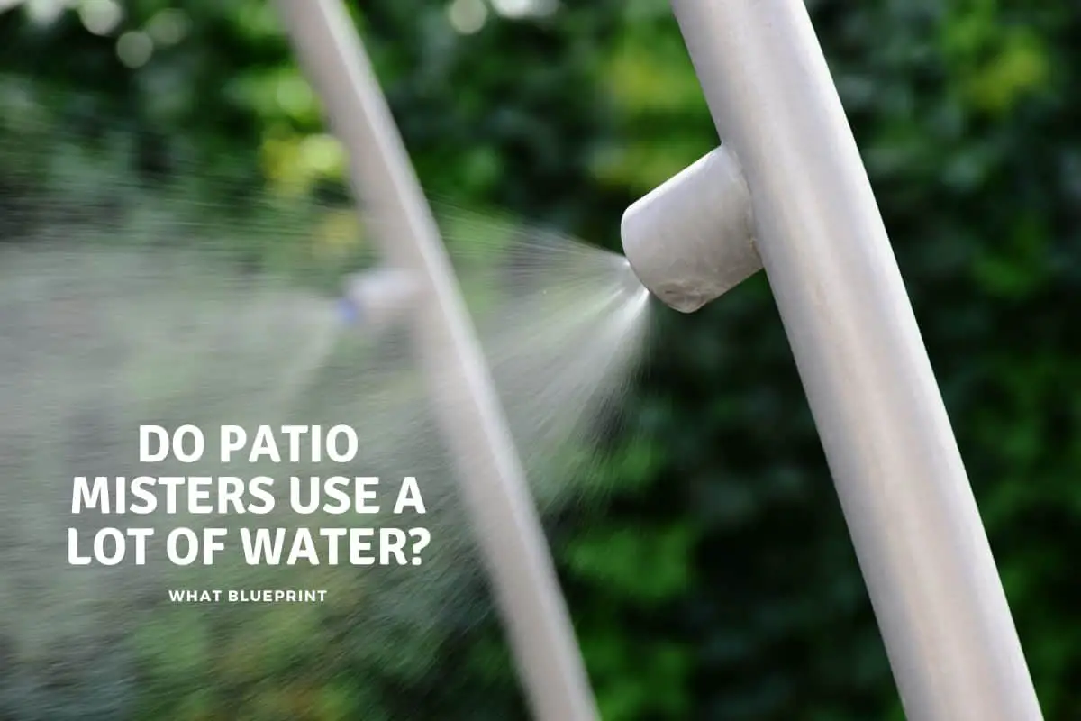 Do Patio Misters Use A Lot Of Water?