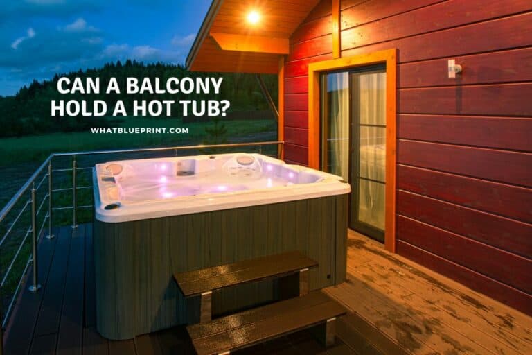 Can A Balcony Hold A Hot Tub?