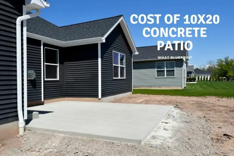 Cost Of 10×20 Concrete Patio