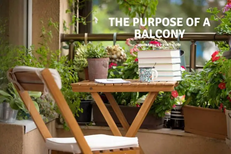 The Purpose Of A Balcony