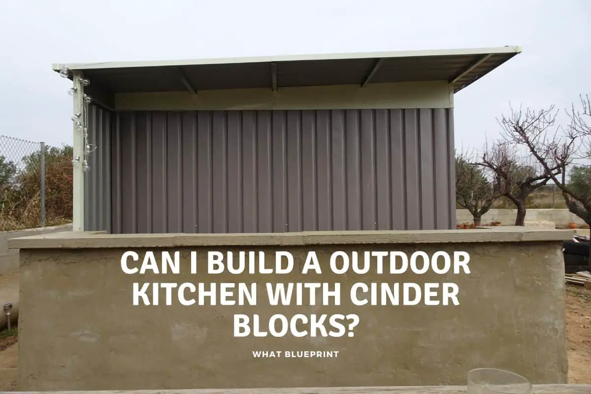 Can I Build A Outdoor Kitchen With Cinder Blocks?