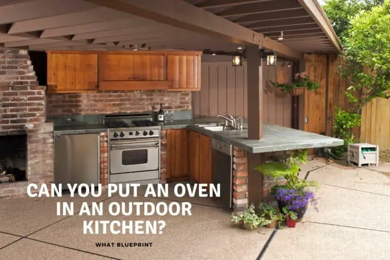 Can You Put An Oven In An Outdoor Kitchen?