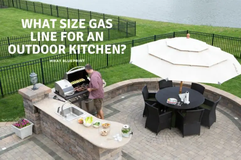 What Size Gas Line For An Outdoor Kitchen